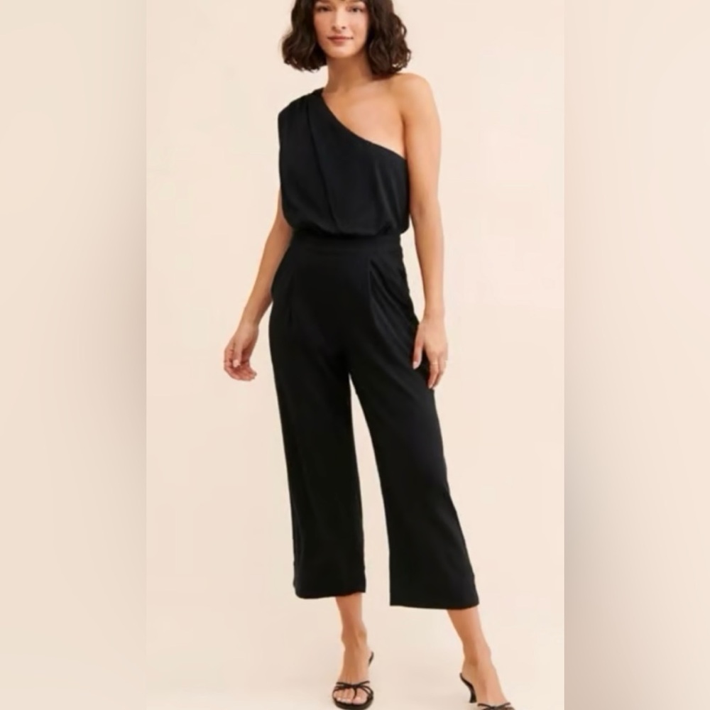 Free people Avery one shoulder jumpsuit